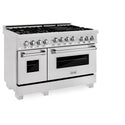 ZLINE 48 in. 6.0 cu. ft. Range with Natural Gas Stove and Natural Gas Oven in Fingerprint Resistant Stainless Steel (RGS-SN-48)