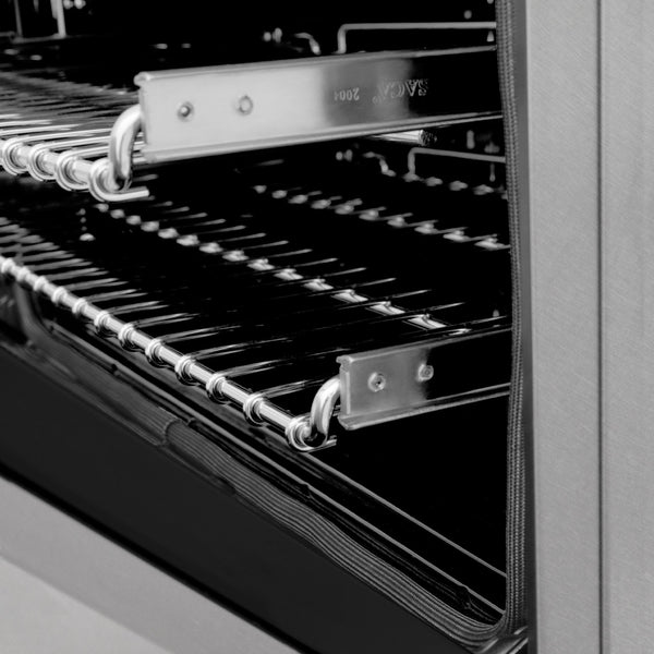 ZLINE 48 in. 6.0 cu. ft. Range with Natural Gas Stove and Natural Gas Oven in Fingerprint Resistant Stainless Steel (RGS-SN-48)