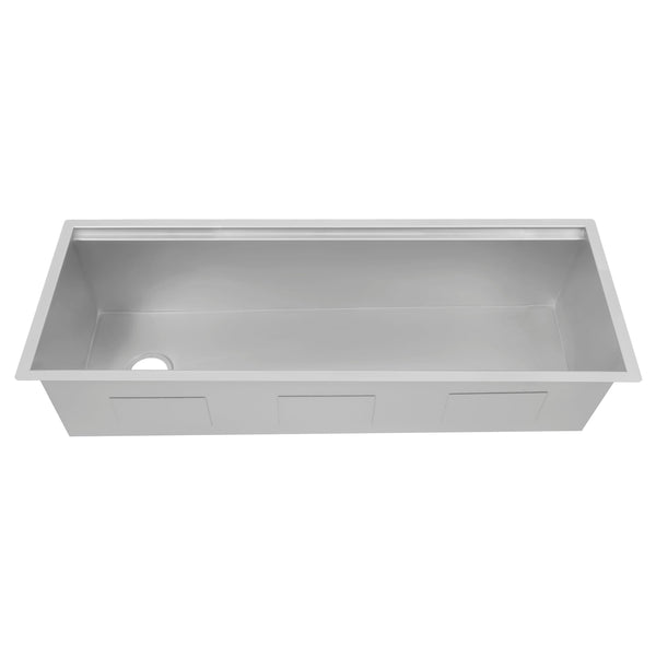 ZLINE 45 in. Garmisch Undermount Single Bowl Stainless Steel Kitchen Sink with Bottom Grid and Accessories (SLS-45)