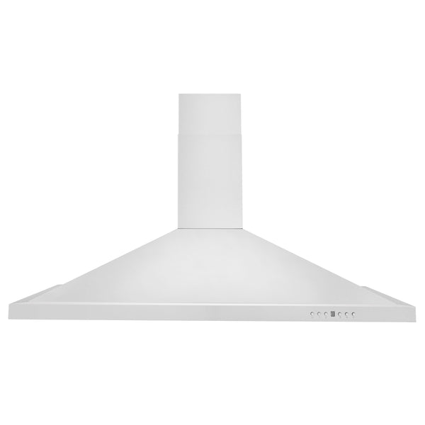 ZLINE 42" Convertible Wall Mount Range Hood in Stainless Steel with Set of 2 Charcoal Filters, LED lighting and Dishwasher-Safe Baffle Filters (KB-CF-42)