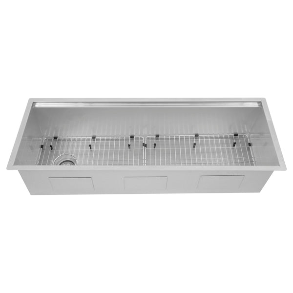ZLINE 45 in. Garmisch Undermount Single Bowl Stainless Steel Kitchen Sink with Bottom Grid and Accessories (SLS-45)