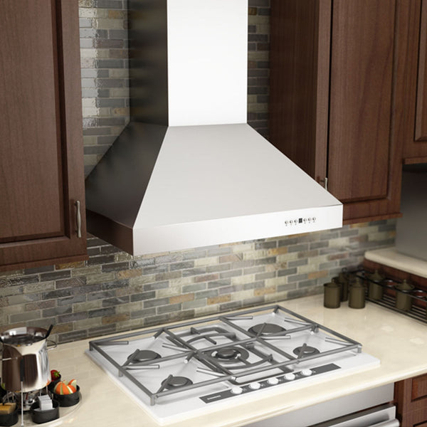 ZLINE 42 in. Professional Ducted Vent Wall Mount Range Hood in Stainless Steel (667-42)
