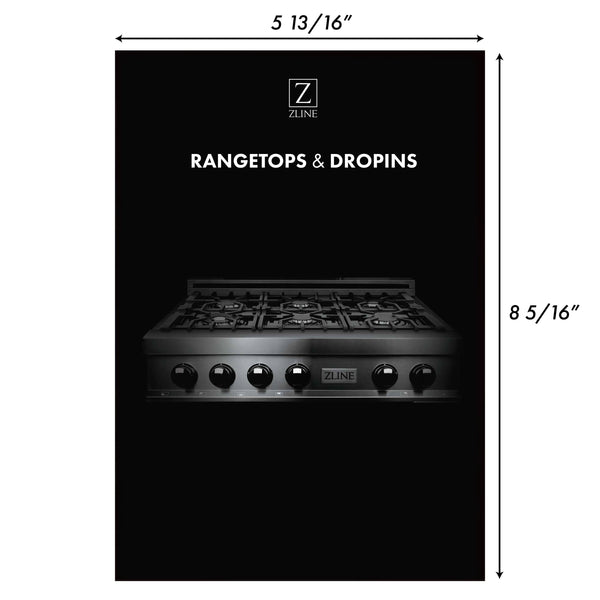 ZLINE Rangetops and Dropins Trifold (TRI-RTD-V2)