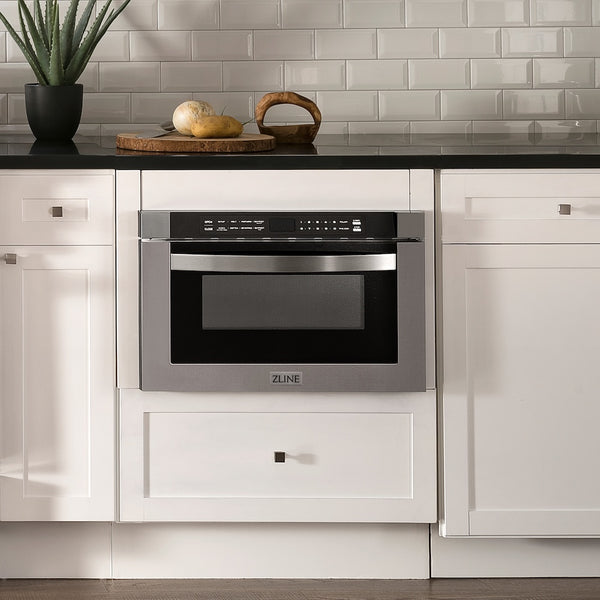ZLINE 24 in. 1.2 cu. ft. Built-in Microwave Drawer in Stainless Steel (MWD-1)