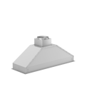ZLINE 46 in. Ducted Wall Mount Range Hood Insert in Stainless Steel (695-46)