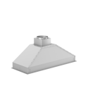 ZLINE 46 in. Ducted Wall Mount Range Hood Insert in Stainless Steel (698-46)
