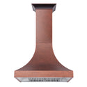 ZLINE 36" Designer Series Hand-Hammered Copper Finish Ducted Wall Range Hood (8632H-36)