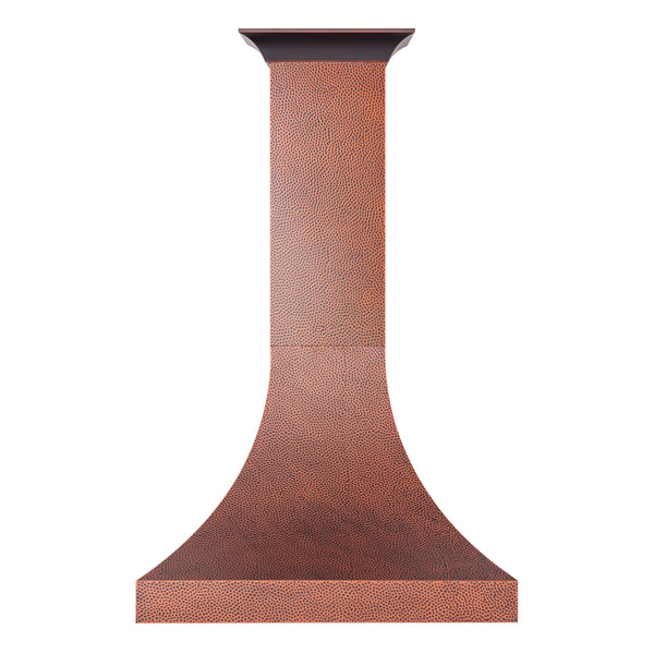 ZLINE 36" Designer Series Hand-Hammered Copper Finish Ducted Wall Range Hood (8632H-36)