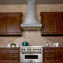 ZLINE 36" Designer Series Fingerprint Resistant Stainless Steel Ducted Wall Range Hood (8632S-36)