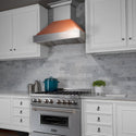 ZLINE Ducted Fingerprint Resistant Stainless Steel Range Hood with Copper Shell (8654C)-Range Hoods- ZLINE Kitchen and Bath