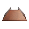 ZLINE Ducted Fingerprint Resistant Stainless Steel Range Hood with Hand-Hammered Copper Shell (8654HH)-Range Hoods- ZLINE Kitchen and Bath