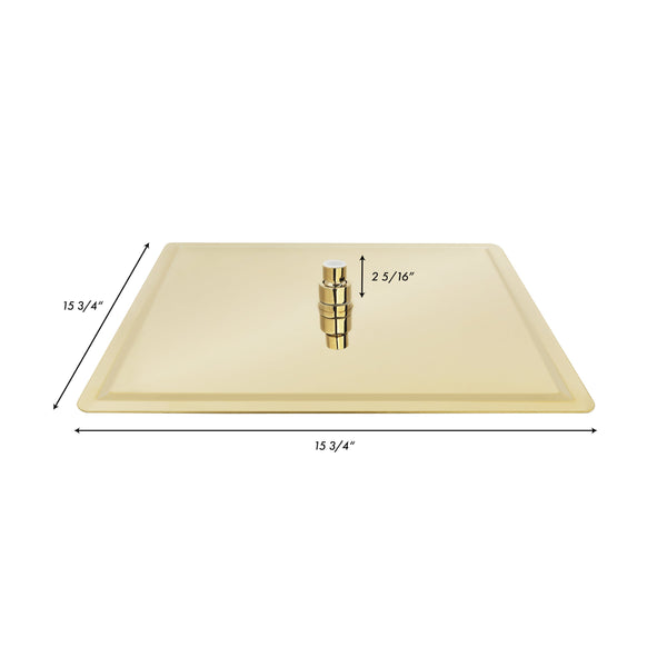 ZLINE 16" Bliss Shower Head in Polished Gold (BLS-H16-PG)