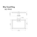 ZLINE Bliss Towel Ring in Chrome (BLS-TRNG-CH)
