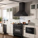 ZLINE Black Stainless Steel Wall Mount Range Hood (BS655N)-Range Hoods- ZLINE Kitchen and Bath