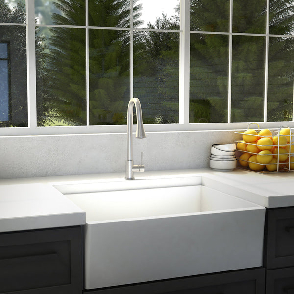 ZLINE Edison Kitchen Faucet in Brushed Nickel (EDS-KF-BN)
