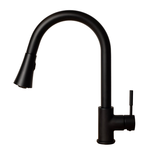 ZLINE Edison Kitchen Faucet in Matte Black (EDS-KF-MB)