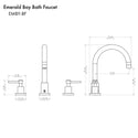 ZLINE Emerald Bay Bath Faucet in Chrome (EMBY-BF-CH)