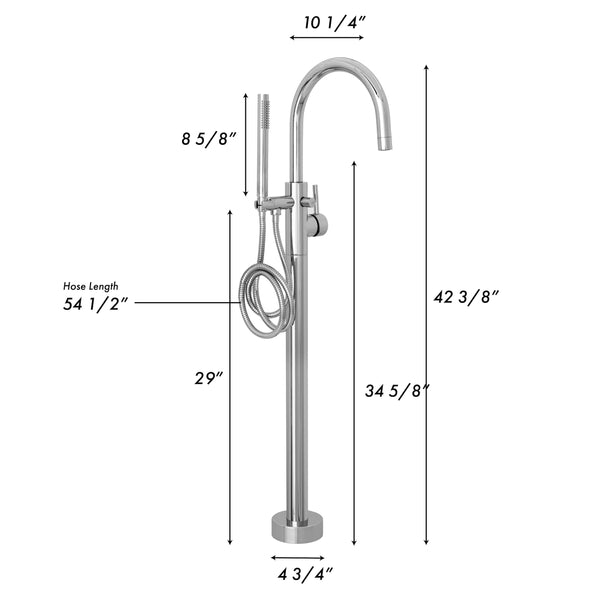 ZLINE Emerald Bay Bath Tub Filler (EMBY-BTF)
