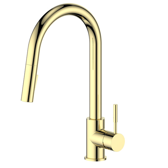 ZLINE Gemini Kitchen Faucet in Polished Gold (GEM-KF-PG)