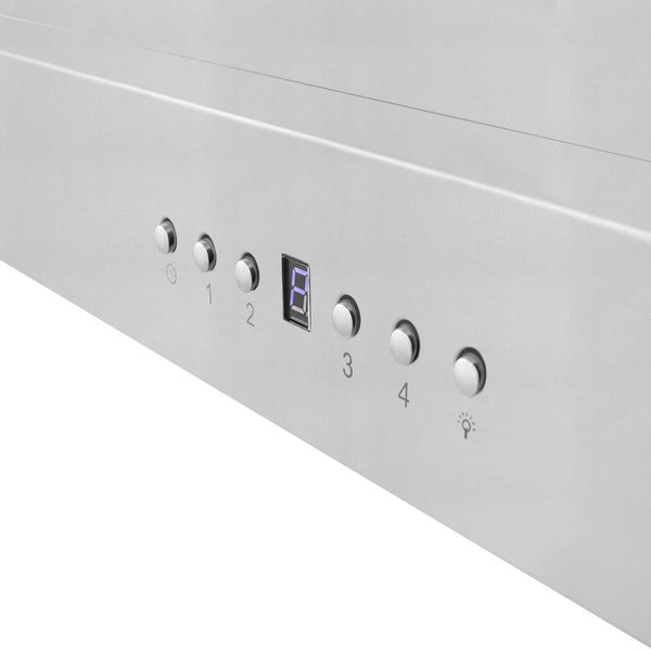 KE range hood button panel and LCD display