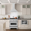 ZLINE 30 in. Convertible Fingerprint Resistant Satin Stainless Steel Range Hood with Stainless Steel Handle (KB4SNX-30)