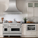 ZLINE 48 in. 6.0 cu. ft. Range with Natural Gas Stove and Natural Gas Oven in Stainless Steel (RG48)