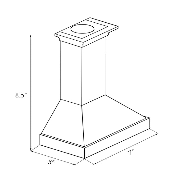 Mini Wood Range Hood - Urban Gray (WMH-U)