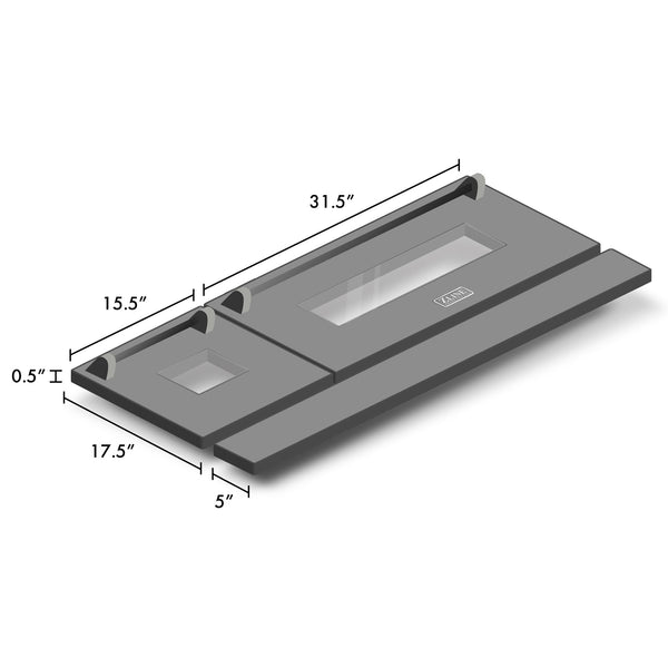 ZLINE 48 in. White Matte Range Doors for RA and RG Models (RA-DR-WM-48)
