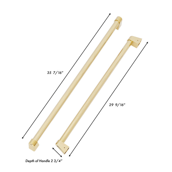 ZLINE Autograph Edition 60 in. Built-in Refrigerator Handles for RBIV-60 (RBIVHZ-60) dimensional diagram with measurements.