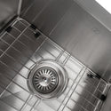 ZLINE 36 in. Niseko Farmhouse Apron Mount Double Bowl Stainless Steel Kitchen Sink with Bottom Grid (SA50D-36)