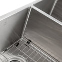 ZLINE 33 in. Anton Undermount Double Bowl Stainless Steel Kitchen Sink with Bottom Grid (SR50D-33)