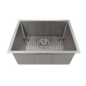 ZLINE 23 in. Meribel Undermount Single Bowl Stainless Steel Kitchen Sink with Bottom Grid (SRS-23)