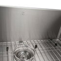 ZLINE 30 in. Meribel Undermount Single Bowl Stainless Steel Kitchen Sink with Bottom Grid (SRS-30)