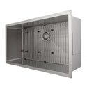 ZLINE 36 in. Meribel Undermount Single Bowl Stainless Steel Kitchen Sink with Bottom Grid (SRS-36)