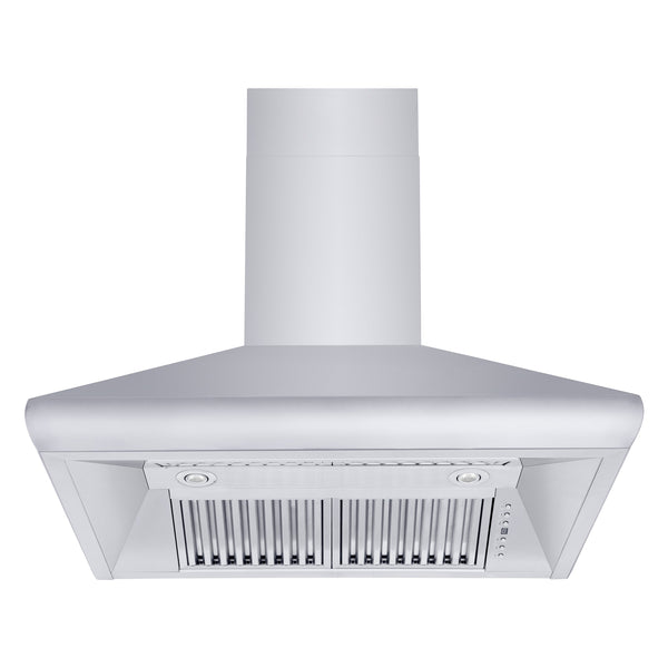 ZLINE 36" Professional Convertible Vent Wall Mount Range Hood in Stainless Steel (587-36)