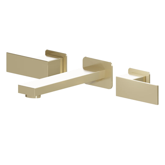 ZLINE Autograph Edition Bliss Wall Mount Bath Faucet in Champagne Bronze (BLS-BFW-CB)