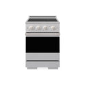 ZLINE 24 in. 3.2 cu. ft. Marino Induction Range with 3 Element Cooktop and Electric Convection Oven in Stainless Steel (MINR24)