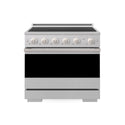 ZLINE 36 in. 5.2 cu. ft. Marino Induction Range with 5 Element Cooktop and Electric Convection Oven in Stainless Steel (MINR36)