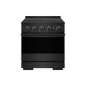 ZLINE 30 in. 4.2 cu. ft. Marino Induction Range with 4 Element Cooktop and Electric Convection Oven in Black Stainless Steel (MINRB-30)