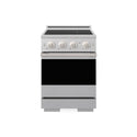 ZLINE 24 in. 3.2 cu. ft. Marino Induction Range with 3 Element Cooktop and Electric Convection Oven in Satin Stainless Steel (MINRS-24)