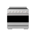 ZLINE 36 in. 5.2 cu. ft. Marino Induction Range with 5 Element Cooktop and Electric Convection Oven in Satin Stainless Steel (MINRS-36)