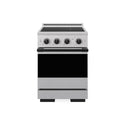 ZLINE Autograph Edition 24 in. 3.2 cu. ft. Marino Induction Range with 3 Element Cooktop and Electric Convection Oven in Satin Stainless Steel with Matte Black Accents (MINRSZ-24-MB)