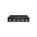 ZLINE Autograph Edition 36 in. Paramount Induction Rangetop with 5 Element Cooktop in Black Stainless Steel and Champagne Bronze Accents (SINRTBZ-36-CB)