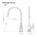 ZLINE Drink Faucet in Champagne Bronze (FBV-CB)