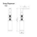 ZLINE Faucet Soap Dispenser in Matte Black (FSD-MB)