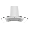 ZLINE 36" Convertible Vent Island Mount Range Hood in Stainless Steel & Glass (GL14i-36)