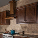 ZLINE 36" Wooden Convertible Vent Wall Mount Range Hood in Rustic Light Finish - Includes Motor (KPLL-36)
