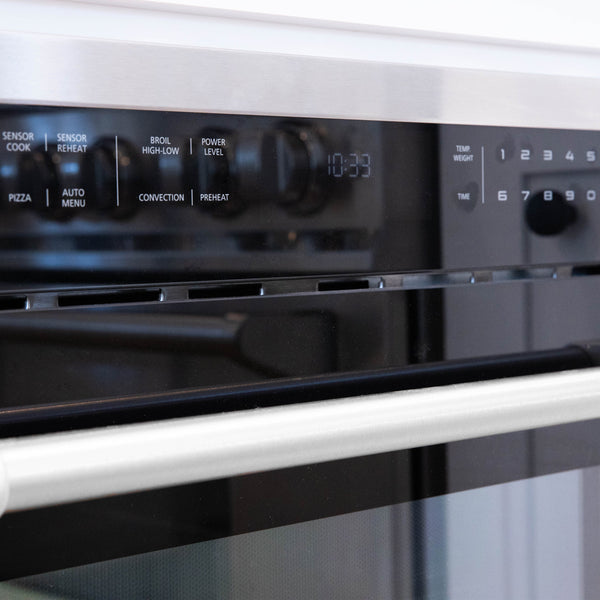 ZLINE 24" 1.6 cu ft. Built-in Convection Microwave Oven in Stainless Steel with Speed and Sensor Cooking (MWO-24)