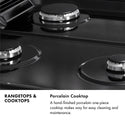 ZLINE 30 in. Classic Gas Rangetop with 4 Burners and Porcelain Cooktop in Stainless Steel (RT30)