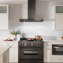 ZLINE 30" Convertible Vent Wall Mount Range Hood in Black Stainless Steel (BSKEN-30)